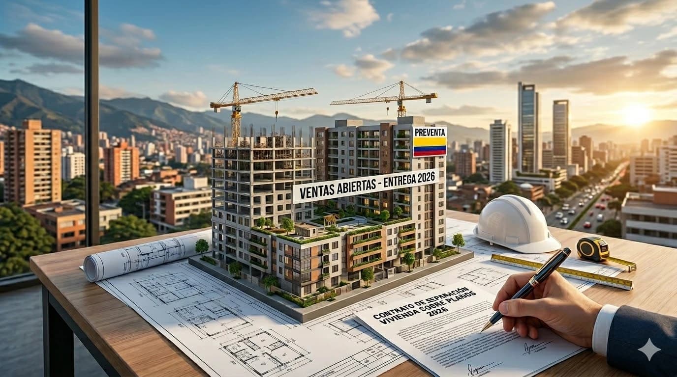 Portada: Comprar vivienda sobre planos en 2026: ventajas, riesgos y claves antes de firmar