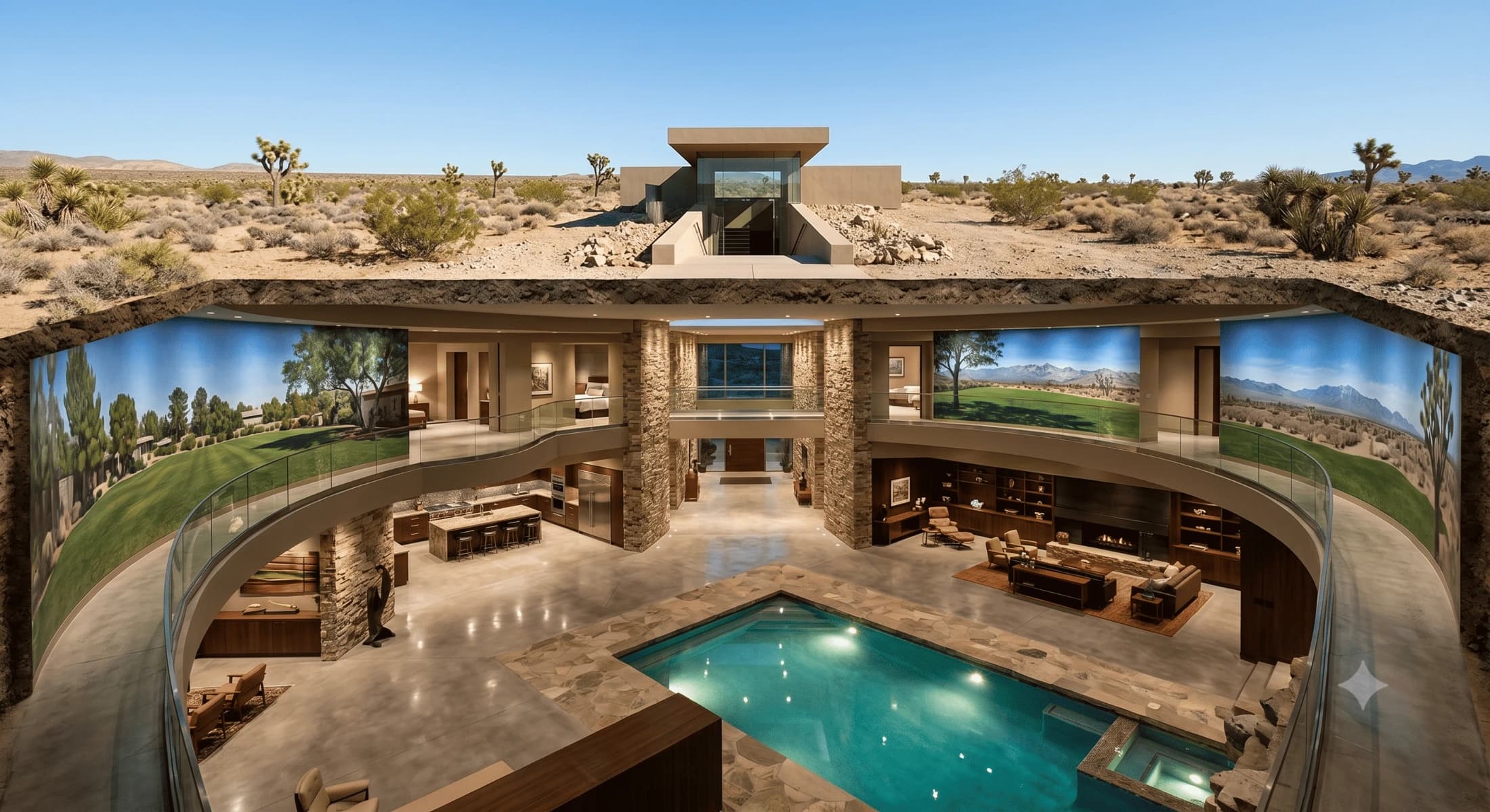 Portada: The Las Vegas Mansion Built Entirely Underground: Inside the $40M Bunker