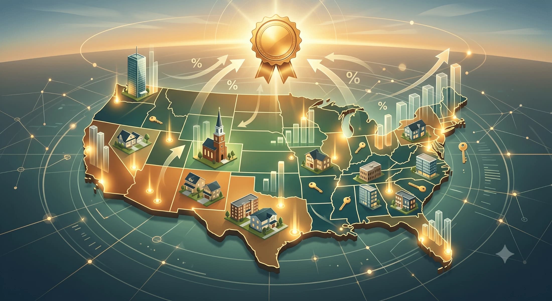 Portada: The Best US Cities to Invest in Real Estate in 2026 (NAR Data)